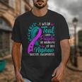 Suicide Awareness I Wear Teal Purple In Memory Of My Nephew Unisex T-Shirt
