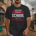 I Survived Catholic School Shirt Catholic Graduation Unisex T-Shirt