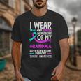 Teal & Purple In Memory Of My Grandma Suicide Prevention Unisex T-Shirt Teal & Purple In Memory Of My Grandma Suicide Prevention Unisex T-Shirt