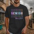 Tie Dye Senior 24 Class Of 2024 Seniors Graduation 24 Unisex T-Shirt
