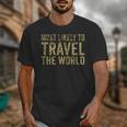 Travel Themed Graduation Tshirt Unisex T-Shirt
