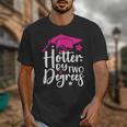 Two Degrees Hotter Graduation 2025 Diploma College Masters Unisex T-Shirt