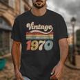 Vintage 1970 Birthday Retro Style 70's Born Nostalgia Outfit Unisex T-Shirt
