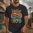 Vintage 1970 Retro Cassette Tape 70s Born Nostalgia Birthday Unisex T-Shirt