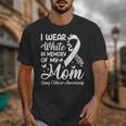 I Wear In Memory Of My Mom Lung Cancer Awareness Unisex T-Shirt
