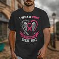 I Wear Pink In Memory Of Great Aunt Breast Cancer Shirts Tee Unisex T-Shirt