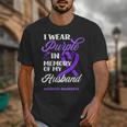 I Wear Purple In Memory Of My Husband Overdose Awareness Unisex T-Shirt I Wear Purple In Memory Of My Husband Overdose Awareness Unisex T-Shirt