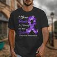 I Wear Purple In Memory Of My Sister Overdose Awareness Unisex T-Shirt