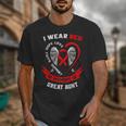I Wear Red In Memory Of Great Aunt Heart Disease Awareness Unisex T-Shirt