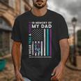 I Wear Teal & Purple In Memory Of My Dad Suicide Prevention Unisex T-Shirt I Wear Teal & Purple In Memory Of My Dad Suicide Prevention Unisex T-Shirt