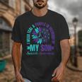 I Wear Teal Purple In Memory Of My Son Suicide Awareness Unisex T-Shirt I Wear Teal Purple In Memory Of My Son Suicide Awareness Unisex T-Shirt