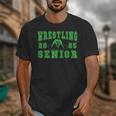 Wrestling Senior Night Wrestling Senior 2025 Graduation 32 Unisex T-Shirt