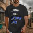 Zeta Phi Beta Doctor Graduation Zeta Phi Beta HBCU Doctor Unisex T-Shirt