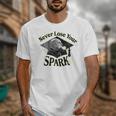 The Addams Family TV Series – Uncle Fester Graduation Spark Premium Unisex T-Shirt
