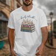 Barely Tolerable Book Lover Floral Quote Pride And Prejudice Unisex T-Shirt Barely Tolerable Book Lover Floral Quote Pride And Prejudice Unisex T-Shirt