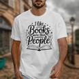 I Like Books More Than People Quote Unisex T-Shirt