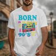 Born In The 80's But 90's Made Me Nostalgia Cassette Tape Premium Tri-Blend Unisex T-Shirt