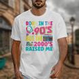 Born In The 90's But The 2000's Raised Me Y2K Nostalgia Unisex T-Shirt