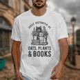 Cats Plants And Books Shirt Plant Lover Gardening Unisex T-Shirt Cats Plants And Books Shirt Plant Lover Gardening Unisex T-Shirt