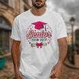 Coquette Pink Bow Senior 2026 2027 Graduation Unisex T-Shirt