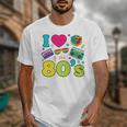 Dad I Love The 80's Retro 80s Nostalgia For Dad Premium Tri-Blend Unisex T-Shirt