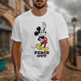 Disney Mickey Mouse Peace Out Totally Retro Graduation Unisex T-Shirt