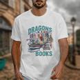 Easily Distracted By Dragons And Books Bookworm Unisex T-Shirt