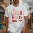 Elder Emo Retro Punk Typography Nostalgia Unisex T-Shirt