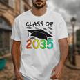 Graduation Class Of 2035 Hand Prints Space Pre-K -12th Grade Unisex T-Shirt