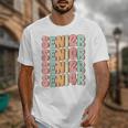 Groovy Senior Graduation Cute Groovy Senior Class Of 2024 Unisex T-Shirt