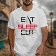 Haircutter Barber Eat Sleep Cut Barbering Graduation Unisex T-Shirt