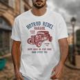 Hotrod Rebel Automotive Nostalgia Old Car Distressed Unisex T-Shirt