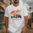 Hotrod Vintage Style Car Nostalgia Hotrod Distressed Premium Tri-Blend Unisex T-Shirt