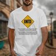 INTJ Warnings Architect Personality Type Introvert Unisex T-Shirt