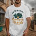 Introvert Camping Social Battery Recharging In The Woods Unisex T-Shirt