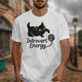 Introvert Energy Cat Love Cat Meme Unisex T-Shirt Introvert Energy Cat Love Cat Meme Unisex T-Shirt