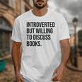 Introverted Bookworm Books Introvert Unisex T-Shirt