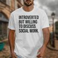 Introverted Caseworker Social Work Introvert Unisex T-Shirt Introverted Caseworker Social Work Introvert Unisex T-Shirt