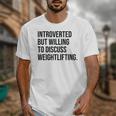 Introverted Weightlifter Gym Weightlifting Introvert Unisex T-Shirt Introverted Weightlifter Gym Weightlifting Introvert Unisex T-Shirt