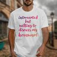 Introverted Willing To Discuss Hovawart Introvert Unisex T-Shirt Introverted Willing To Discuss Hovawart Introvert Unisex T-Shirt