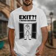 Irony Sarcasm Introvert Dry Humor Cartoon Comic Geek Nerd Unisex T-Shirt