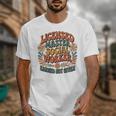 Licensed Social Worker Masters MSW LMSW Graduation 2026 Premium Tri-Blend Unisex T-Shirt