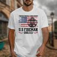 In Memory And Honor Of Firefighters Remembering 911 Unisex T-Shirt