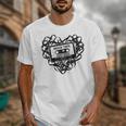 Mixed Tape Emotions Music Lover Nostalgia Quote Premium Tri-Blend Unisex T-Shirt