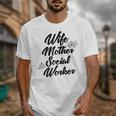MSW Mom Graduation T-Shirt Social Worker Wife Mother Unisex T-Shirt