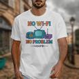 No Wi-Fi No Problem – Retro Dial Up Tech Nostalgia Unisex T-Shirt