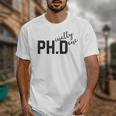 PhD Shirt Phinally Finally Done Graduation Her Unisex T-Shirt