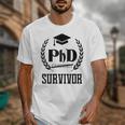 PHD Survivor T-Shirt Graduation Student Teacher For Men Women Kids Unisex T-Shirt