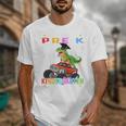 Pre k Graduation 2025 Pre-k Kindergarten Graduate Dinosaur Premium Tri-Blend Unisex T-Shirt