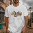 I Rescue Book Trapped In The Bookstore I'm Not A Hoarder Premium Tri-Blend Unisex T-Shirt